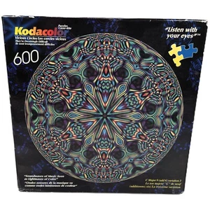 Kodacolor Teufelskreise 600 Teile Puzzle Kaleidoskopische Klangwellen NEU - Bild 1 von 5