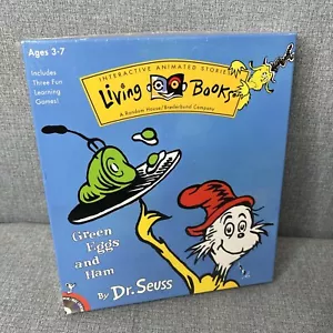 Living Books Green Eggs and Ham Dr Seuss PC CD Rom Big Box New - Picture 1 of 6