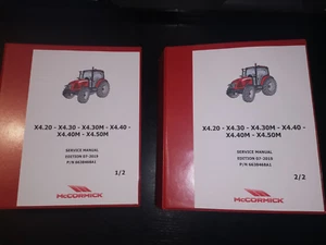 Mccormick X4.20 X4.30 X4.40M X4.50M Tractor Service Workshop Repair Manual Book - Picture 1 of 12