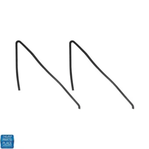 1967 Camaro Firebird Vent Window Glass Rubber U-Channel New PAIR - Picture 1 of 1