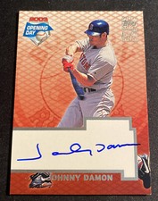 JOHNNY DAMON 2003 TOPPS OPENING DAY AUTOGRAPH AUTO -RED SOX