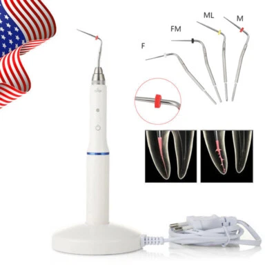 WBRWP Dental Cordless Gutta Percha Obturation System Endo Heated Pen / Heated Tips