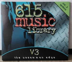 615 MUSIC LIBRARY V3 THE UNCOMMON EDGE 2001 SAMPLER V3 US DIGIPAK CD - Picture 1 of 3