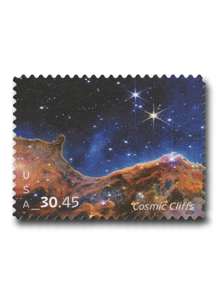COSMIC CLIFFS - 2024 - $30.45 EXPRESS MAIL - Scott #5828 - Image 1 of 1