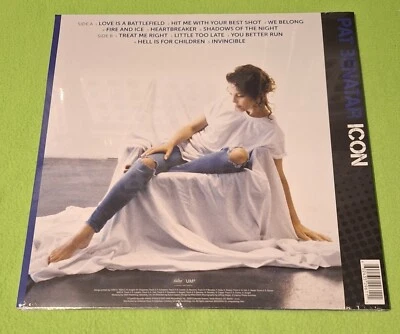 PAT BENATAR - ICON  (BLUE VINYL)…NEW & SEALED!!  2021 - Image 1 of 2
