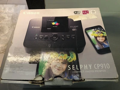 Canon SELPHY CP910 Wifi Digital Photo Dye Sublimation Printer portable - Image 1 of 3