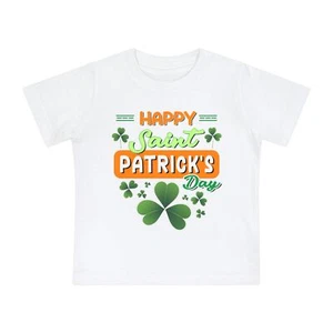 Happy Saint Patrick's Day Shamrock T-Shirt Fun Irish Clover Design Celebrations - Picture 1 of 17