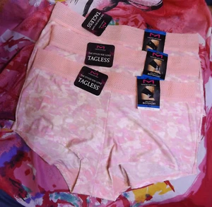 3 NEW MAIDENFORM 40760 ONE FAB FIT DZV LACE WAIST BOYSHORT PANTIES XL/8 - Picture 1 of 1