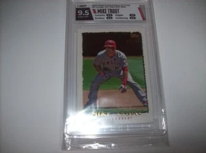HGA Graded 9.5 2019 Topps Transcendent Mike Trout VIP Party #05/83 Free Shipping - Picture 1 of 4