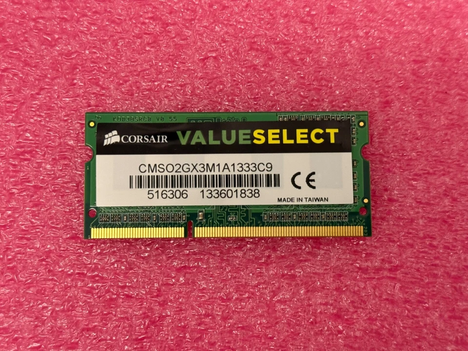 Corsair 2GB PC3-10600 DDR3 Laptop RAM - Image 1 of 1