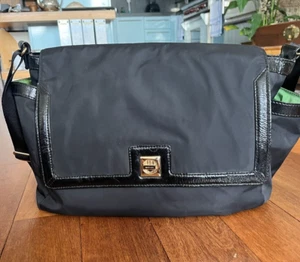 Kate Spade Black Crossbody Nylon Diaper or Messenger Bag w/ Changing Pad ($199) - Picture 1 of 13