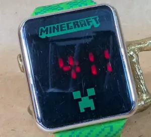 Minecraft Creeper Explosion LED Digital Wrist Watch - Picture 1 of 7
