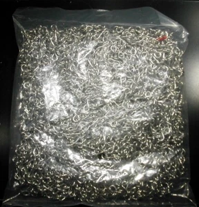 100 ft STAINLESS Steel Jack Chain #14  Single Twisted Working Load Limit 16 LBS - Picture 1 of 2