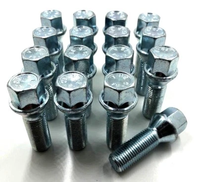 16 x ALLOY WHEEL BOLTS FOR VAUXHALL ASTRA M12 X 1.5 26MM NUTS LUGS STUDS [36]  - Image 1 of 2