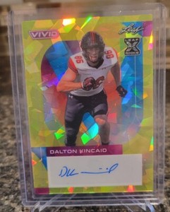 2023 Leaf Vivid Football Dalton  Kincaid