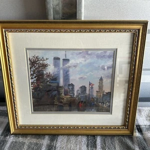9/11 Twin Towers signiert nummeriert Kunstdruck NYC Gary Shepard - Bild 1 von 8