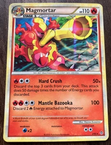 HOLO Magmortar 2/95 - 2010 Pokemon Unleashed Rare Card - CLEAN NM - Picture 1 of 2