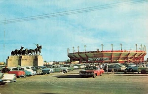 Encierro Bull Running Fighting Ring Stadium Juarez Mexico Vintage Postcard - Picture 1 of 2