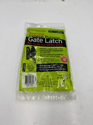 D&D TECHNOLOGIES TL01 POLYMER TOGGLE GATE T-LATCH PADLOCKABLE WOOD/METAL/VINYL - Image 1 of 4