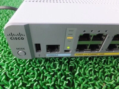 Cisco WS-C2960CX-8PC-L V03 Catalyst 8 Ports Rack Mountable Compact Switch USED - Image 1 of 4