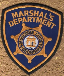 Muscogee County Georgia Marshal's  Shoulder Patch - Picture 1 of 2