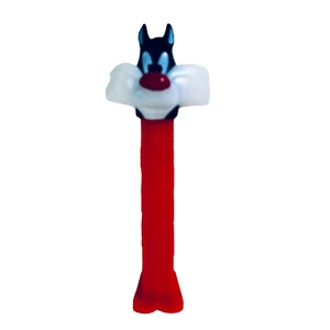 PEZ Looney Tunes Sylvester The Cat Red Base Vintage Süßigkeitenspender - Bild 1 von 7