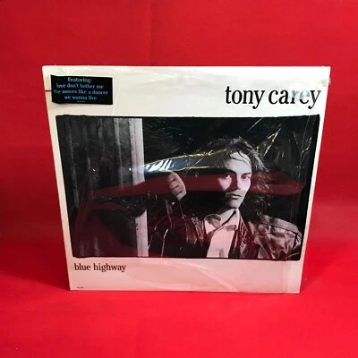 TONY CAREY Blue Highway 1985 US Vinyl LP A Fine Day We Wanna Live Rainbow record - Image 1 of 4