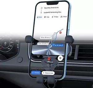 PORTA TELEFONO CELLULARE PER AUTO UNIVERSALE SUPPORTO SMARTPHONE BOCCHETTE ARIA - Imagen 1 de 17