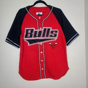 Camiseta de Colección Años 90 Starter NBA Chicago Bulls Manga Corta Estilo Béisbol Talla M - Imagen 1 de 6