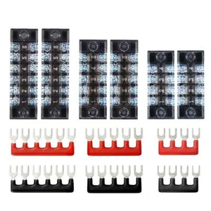 Terminal Strips FIXITOK 6 Sets 4/5/6 Positions Terminal Block Strips Waterpro... - Picture 1 of 7