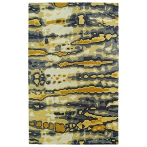 Kaleen Rugs BRS03 Brushstrokes Area Rug, Gold, 2'x3' - BRS03-05-23 - Picture 1 of 1