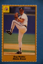 Greg Maddux - Atlanta Braves - ultra rare 1995 German Magic Sports ID card