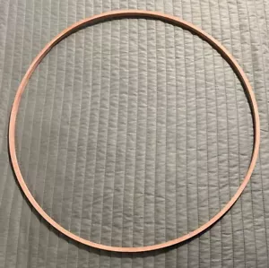Genuine Ludwig Flesh Hoop for 24 in Bass Drum Calf Skin - Picture 1 of 3