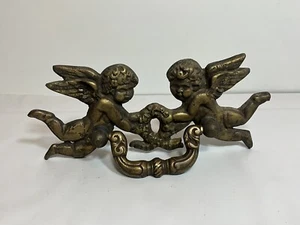8 antike Engel Cherub viktorianische Schublade zieht verziert Hardware Guss Messing Kommode - Bild 1 von 8