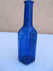 Vintage A J White Laxol New York Cobalt Blue Medicine Bottle