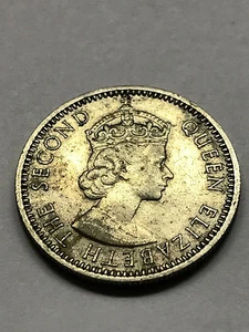 1957 MALAYA & BRITISH BORNEO 10 Cents VF #4477 - Picture 1 of 2