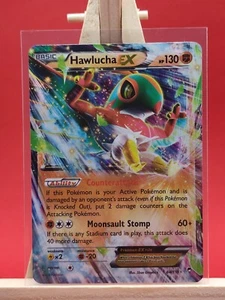 Hawlucha EX 64/111 X & Y Furious Fists Ultra Rare Holo Pokemon Card * New * - Picture 1 of 12