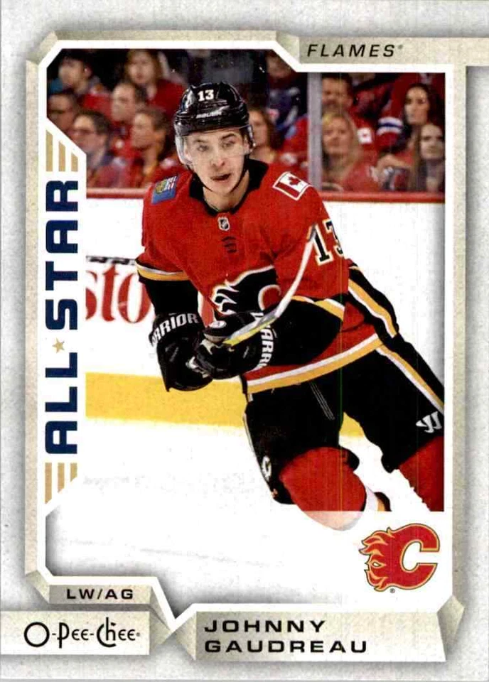 2018-19 O-Pee-Chee Johnny Gaudreau #12 - Image 1 of 2