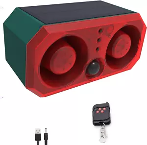 Solar Outdoor Motion Sensor Alarm: Barking Dog Motion Sensor,Motion Sensor Dog - Picture 1 of 6