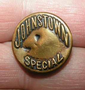1920's JOHNSTOWN SPECIAL Overall's Wobble Shank Button - Picture 1 of 2