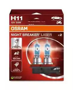 OSRAM Night Breaker Láser + 150% H11 Bombillas Faros Coche x2 - Imagen 1 de 2