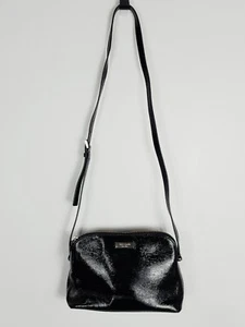KATE SPADE Black Leather Dome Crossbody Bag / Handbag RRP$599 - Picture 1 of 13