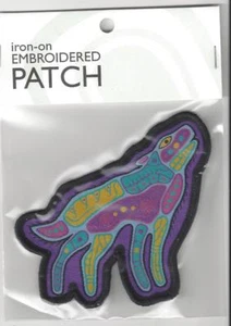 Howling Wolf Native Art Souvenir Canada Patch - Picture 1 of 1