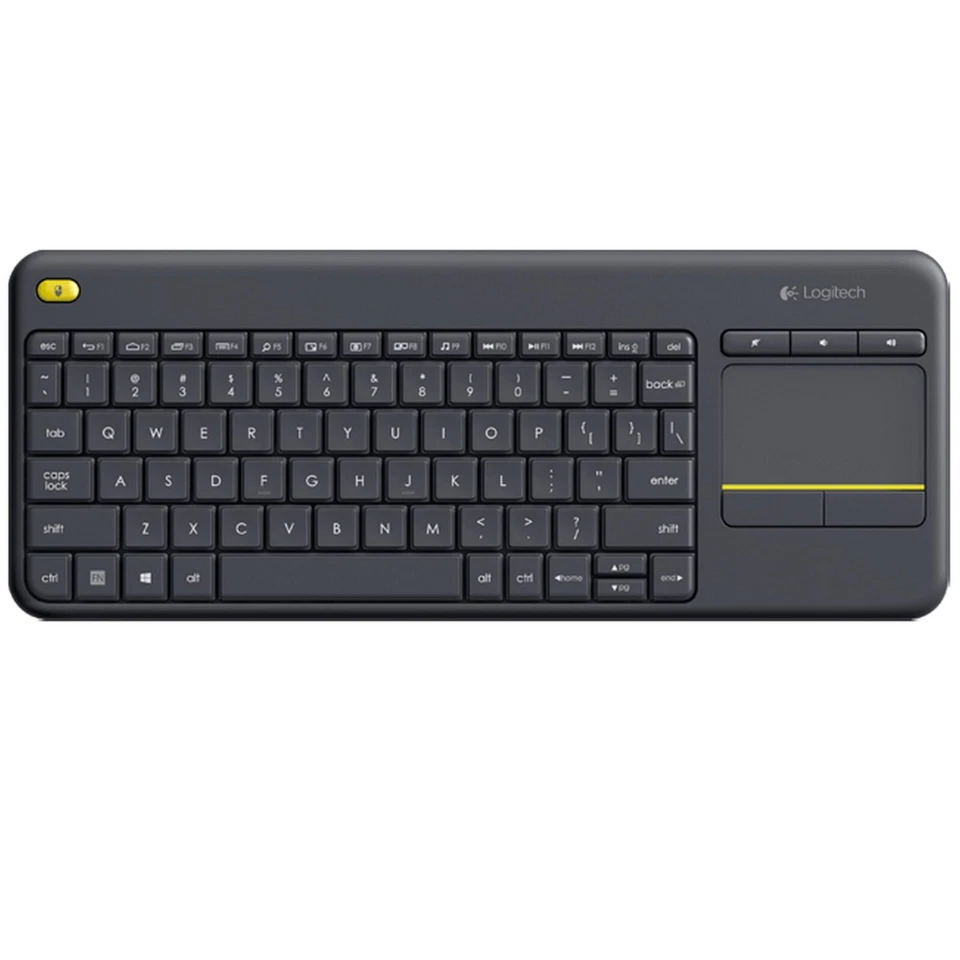 Logitech K400 Plus TKL Wireless Membrane TV Keyboard with Built-in Touchpad - Image 1 of 1