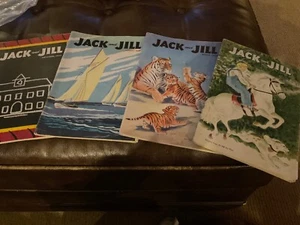 JACK & JILL MAGAZINE MARCH 1949, JUNE 1949, AUGUST 1949, SEPTEMBER 1949, VG - Picture 1 of 1