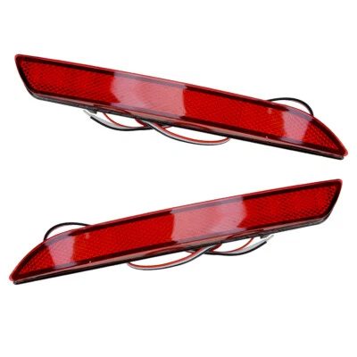 Lámpara de freno reflectora LED para parachoques trasero 2 piezas apta para Honda CR-Z CRV 2011-2014 Foto 1 de 4