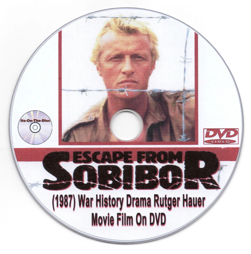 Escape From Sobibor (1987) War History Drama Rutger Hauer Movie Film On DVD - Image 1 of 4