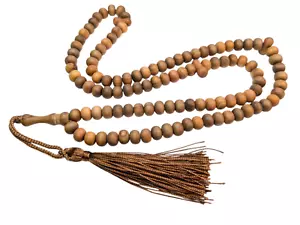 108 Mala Beads, Olive Wood Prayer Beads 23 inches Yoga Necklace Meditation 908 - Picture 1 of 10