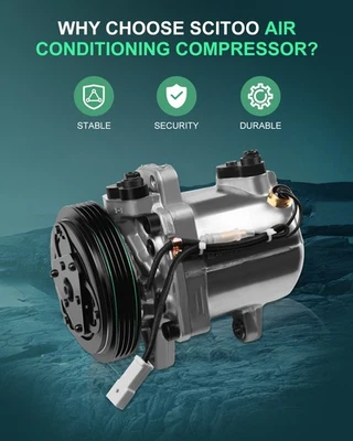 A/C AC Compressor For 1999-2005 Suzuki Grand Vitara 2.5L CO 10620C - Image 1 of 4