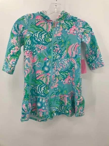 Pre-Owned Lilly Pulitzer Blue Child Size 6/7 Size Medium Girl's Coverup - Picture 1 of 3